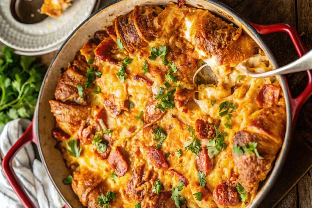 Naturally Delicious Croissant Breakfast Casserole