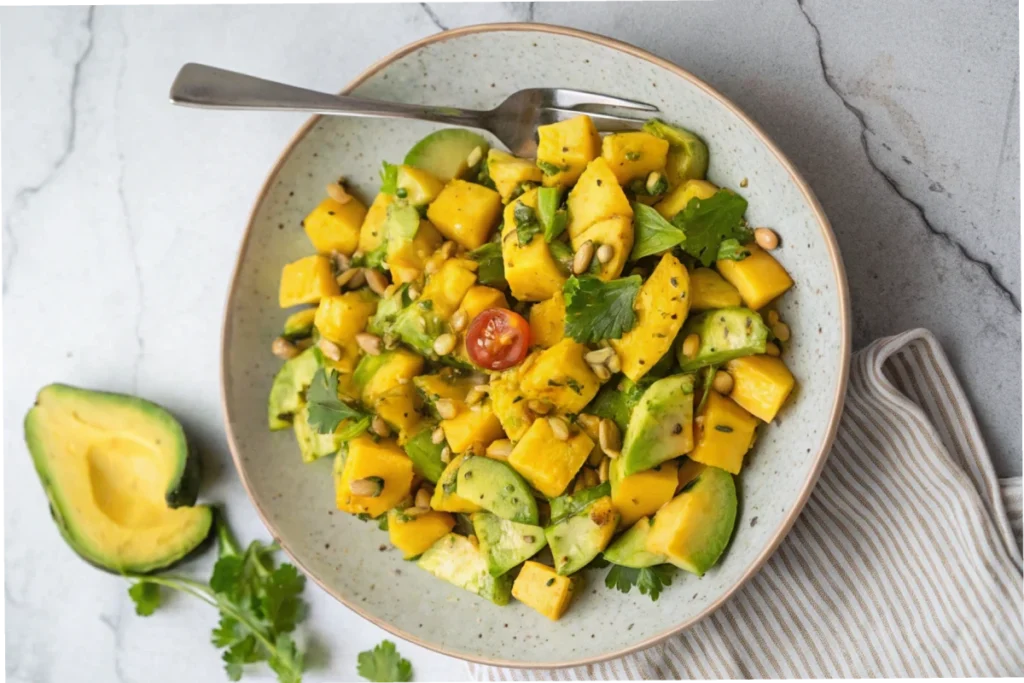 Naturally Delicious Mango Avocado Salad