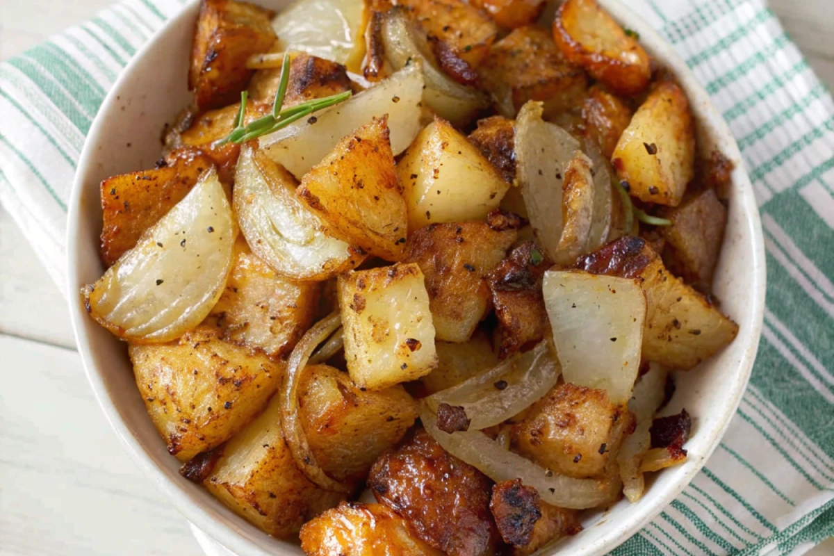 Naturally Roasted Potatoes and Onions