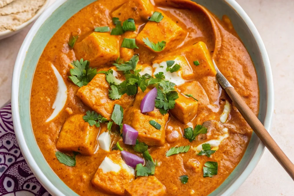 Creamy Paneer Butter Masala Dish